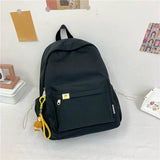 Women's Waterproof Nylon Backpack Large Capacity School Book Bag