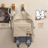 Waterproof Floral Backpack Women Big Capacity Ulzzang Style Ins School