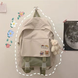 Waterproof Floral Backpack Women Big Capacity Ulzzang Style Ins School