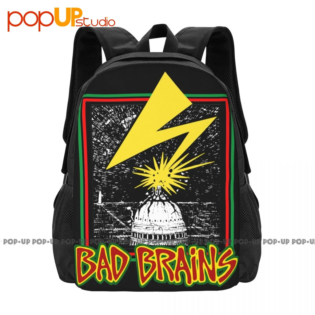 Bad Brains Hardcore Punk Band Backpack School Sport Bag
