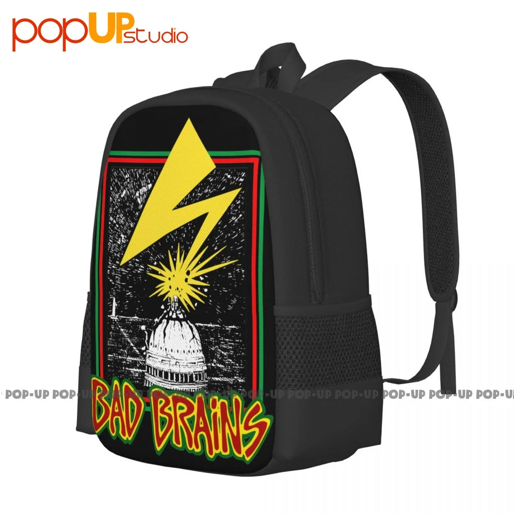 Bad Brains Hardcore Punk Band Backpack School Sport Bag