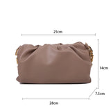 Soft Leather Hobos Bag Single Shoulder Purse Women Crossbody Bag