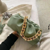 Soft Leather Hobos Bag Single Shoulder Purse Women Crossbody Bag