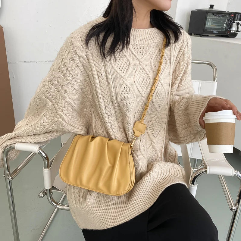 Luxury Handbags Niche Cloud Bag Fairy Fold Armpit Bag Single Shoulder Bag