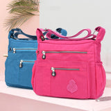 Women Nylon Shoulder Bag Waterproof Shopping Handbag Travel Bag