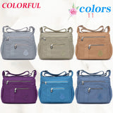 Women Nylon Shoulder Bag Waterproof Shopping Handbag Travel Bag