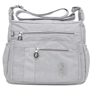 Women Nylon Shoulder Bag Waterproof Shopping Handbag Travel Bag