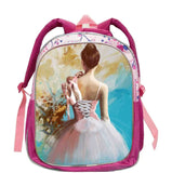 Ballet Little Princess Print Girls School Bags Book bags For Teenager School Bag