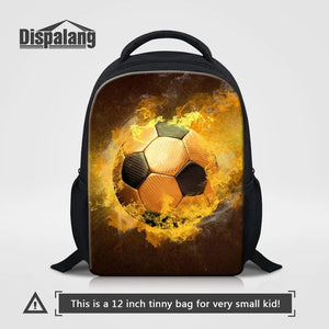 Kids Sports Printed School Backpack 12 Inch Mini Schoolbag