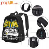 Batvan T25 Van T3 Doka Bus Backpack Large Capacity Foldable School Sport Bag