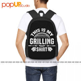 Dad's BBQ Grill Backpack Gym Tote Bag