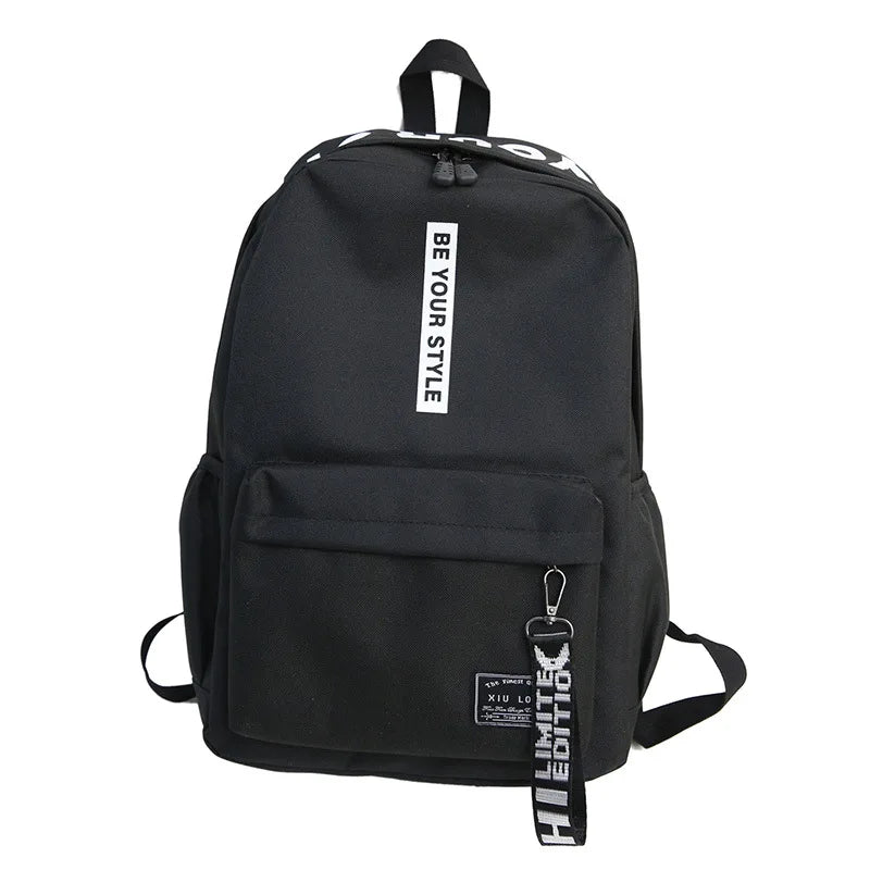 Hip Hop Backpack Harajuku Canvas Laptop College Bag
