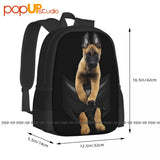 Belgian Malinois Dog Backpack Large Capacity School Beach Gym Bag