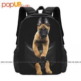Belgian Malinois Dog Backpack Large Capacity School Beach Gym Bag
