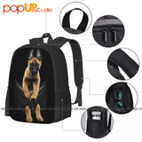 Belgian Malinois Dog Backpack Large Capacity School Beach Gym Bag