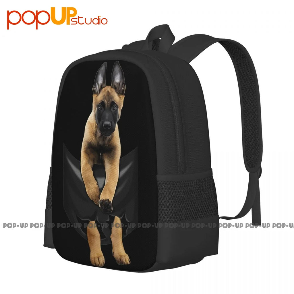 Belgian Malinois Dog Backpack Large Capacity School Beach Gym Bag