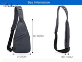 Waterproof Anti-Theft Sling Bag for Men