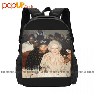 Betty X Easy E Rapper Backpack Large Capacity Bookbag Schoolbag Gym Tote Bag