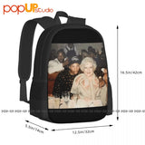 Betty X Easy E Rapper Backpack Large Capacity Bookbag Schoolbag Gym Tote Bag