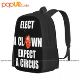 Biden Elect A Clown Expect A Circus Backpack Large Capacity
