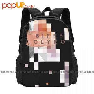 Biffy Clyro Multi Pixel Backpack Large Capacity Portable Storage Bag