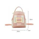 Women Backpack Set Large Capacity Soft Leather Female Shoulder Crossbody Bag