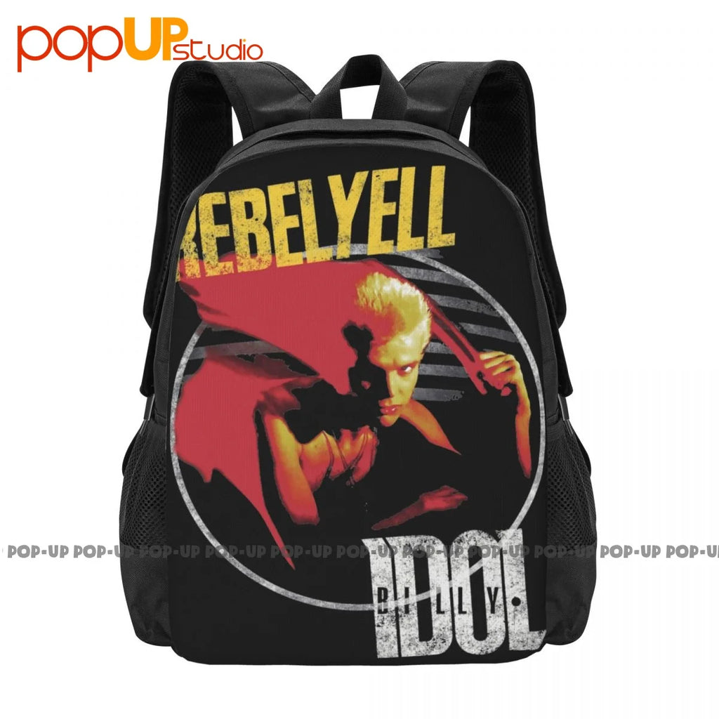 Billy Idol Backpack Large Capacity Print Shoe Bag Sports Bag