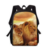 3D Print Kids Backpack School Bag Set For Teenager Boys Girls