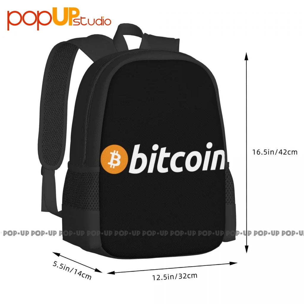 Bitcoin Backpack Large Capacity Foldable Sports Style Multi-function