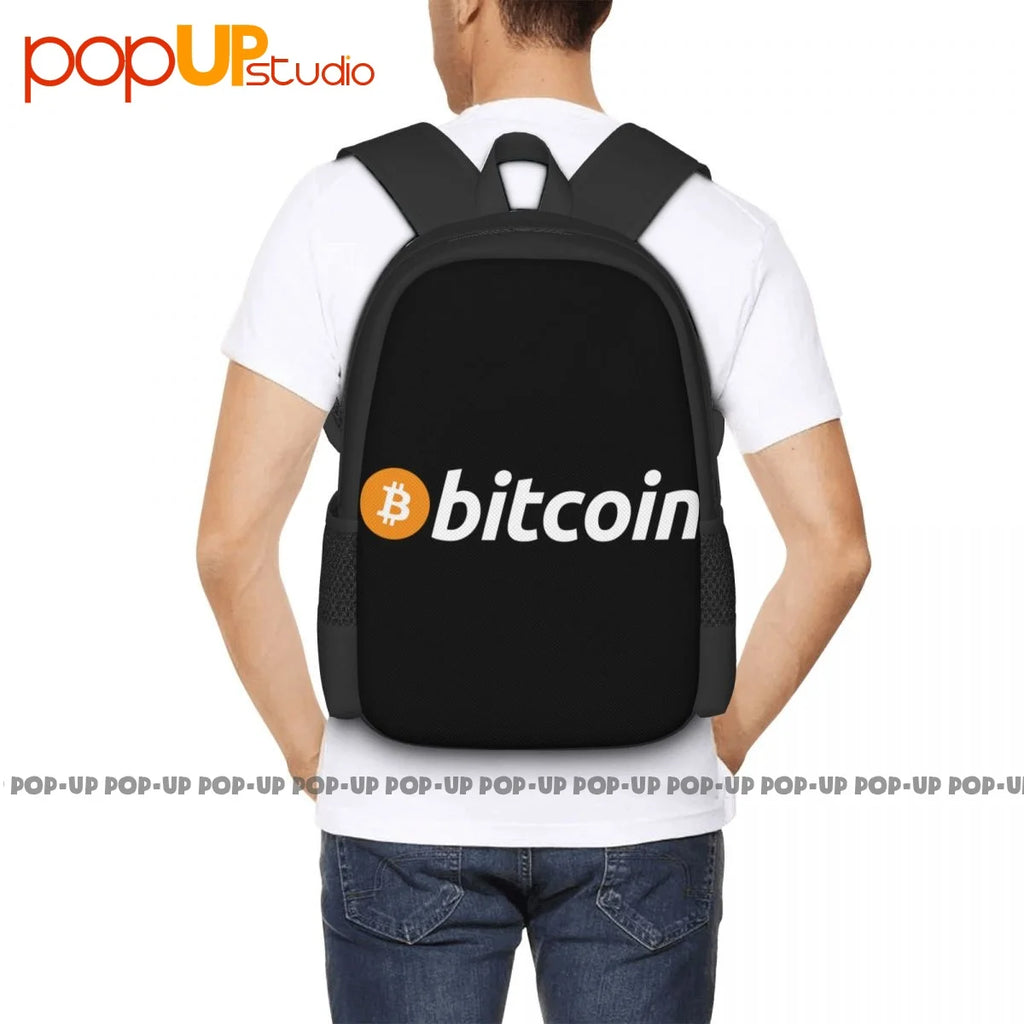 Bitcoin Backpack Large Capacity Foldable Sports Style Multi-function