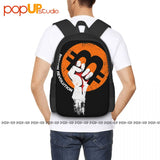 Bitcoin Cryptocurrency Backpack Large Capacity Bookbag Art Print Shopping Bag Sc