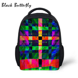 Butterfly Student Backpack Colorful Pattern Kids School Bags Children Book Bag K