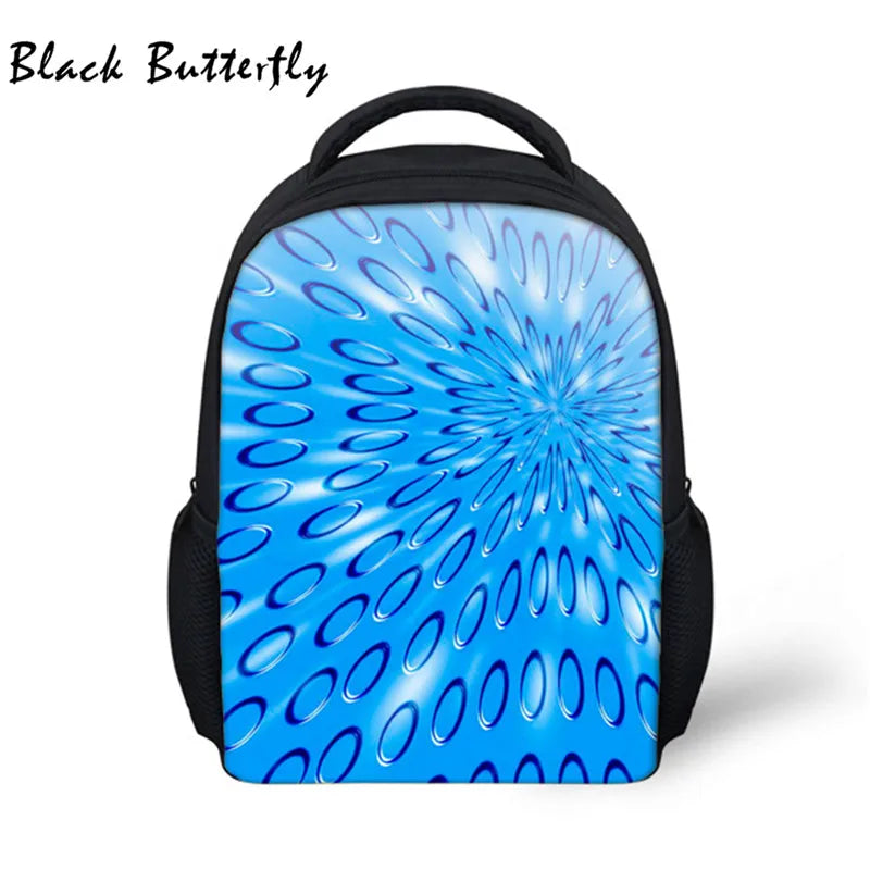 Butterfly Student Backpack Kids School Bags Water Colorful