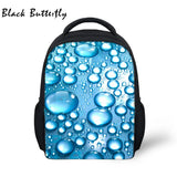 Butterfly Student Backpack Kids School Bags Water Colorful
