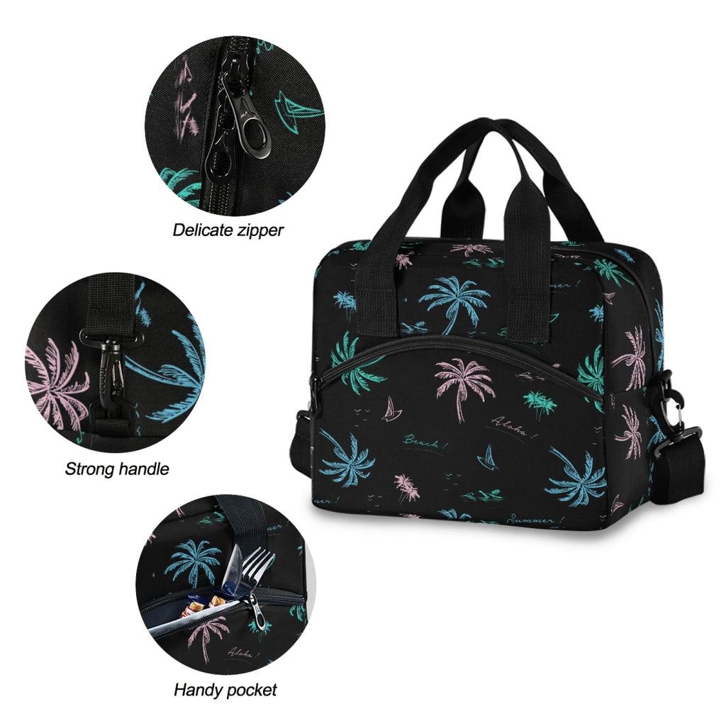 Casual Lunch Bag Portable Children Lunch Bag Outdoor Picnic Food Storage Insulat