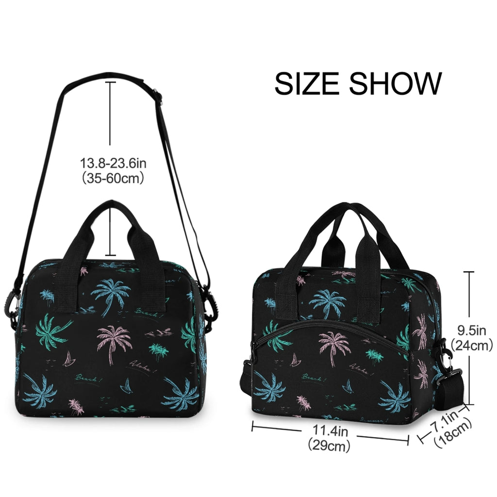 Casual Lunch Bag Portable Children Lunch Bag Outdoor Picnic Food Storage Insulat