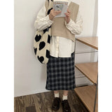 Heart Plush Shoulder Bag Women's Winter Bag Large Capacity Tote Bag