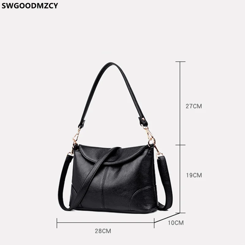 Leather Tote Bag Crossbody Shoulder Bag Women