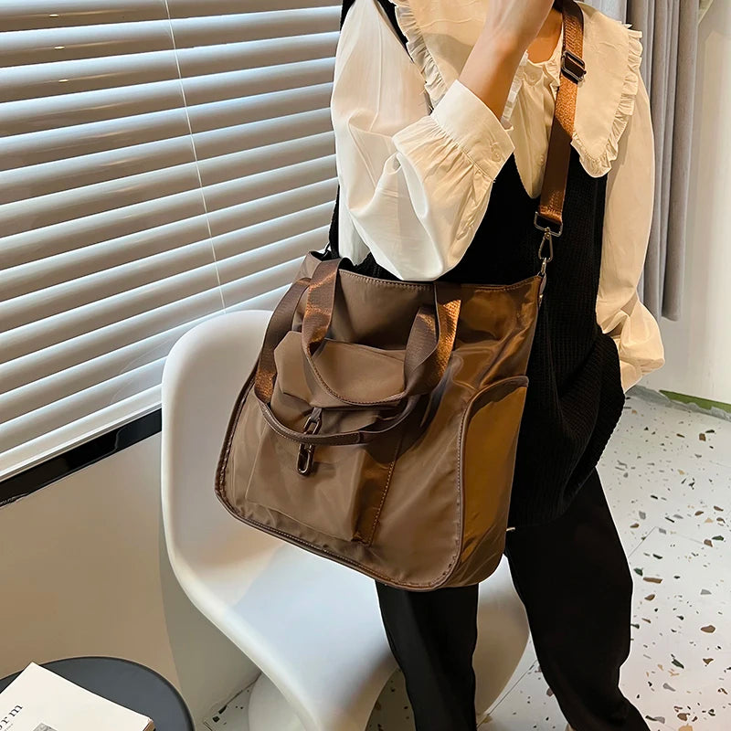Casual Nylon Women's Shoulder Bag Large Capacity Tote