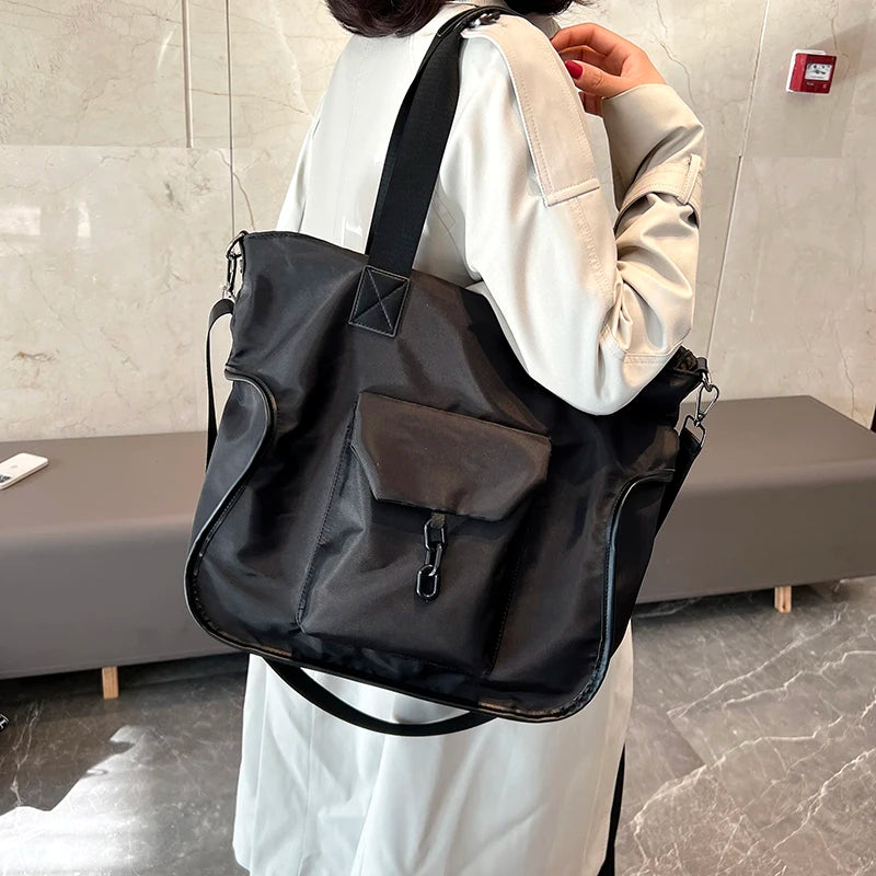 Casual Nylon Women's Shoulder Bag Large Capacity Tote
