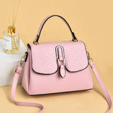 Pink Leather Shoulder Bags Small Chains Flap Bags