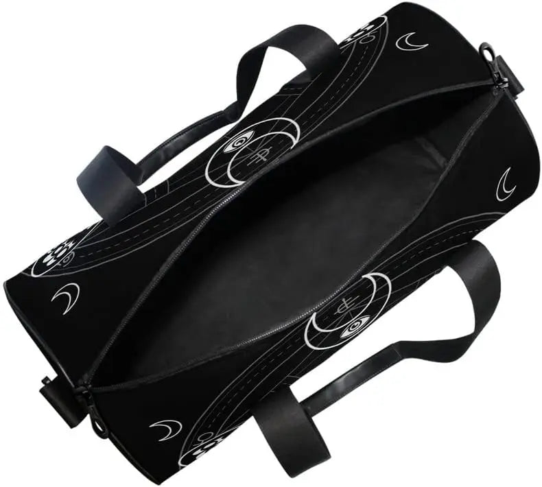 Skull Moth Duffel Bags Magic Skulls Gym Bag Travel Luggage