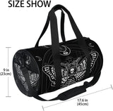 Skull Moth Duffel Bags Magic Skulls Gym Bag Travel Luggage