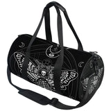 Skull Moth Duffel Bags Magic Skulls Gym Bag Travel Luggage