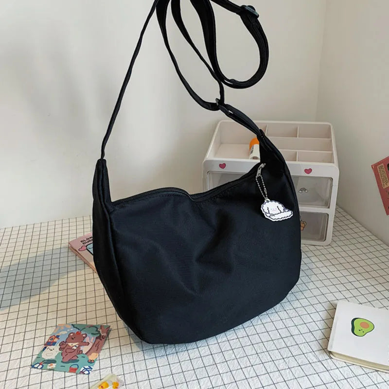 Women Canvas Shoulder Bags Large Capacity Messenger Handbags