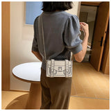 Casual Women Crossbody Shoulder Bag Chain Clutch Purse PU Leather