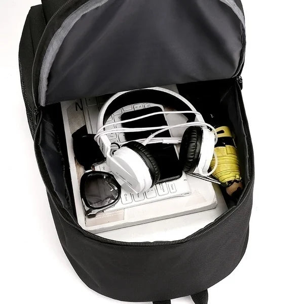 Arknights Backpack Anti-Theft Student Rucksack USB Charging Laptop Bag