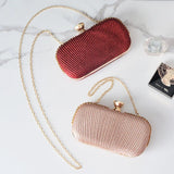 Stripes Evening Clutch Purse Diamond Handbags Small Phone Bag