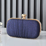 Stripes Evening Clutch Purse Diamond Handbags Small Phone Bag