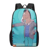 Bo Jack Horseman 3D Pattern School Bag for Children Girls Boys